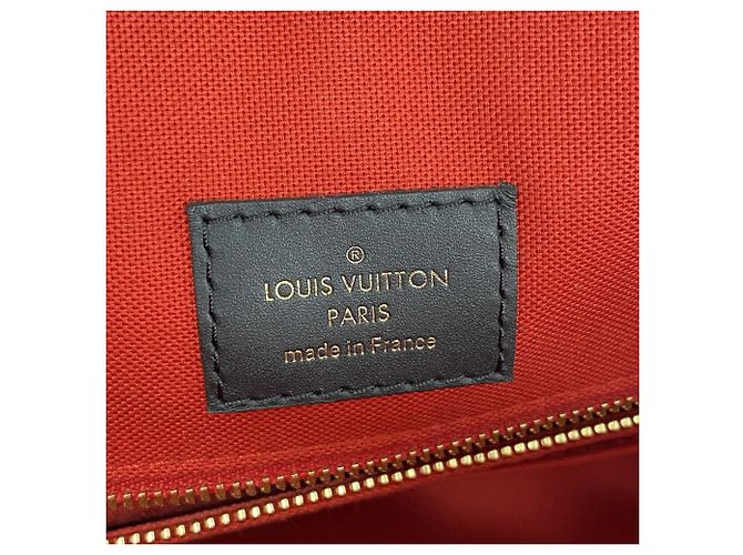 Borsa Tote Louis Vuitton Monogram Giant Reverse OnTheGo GM Marrone - vista 5