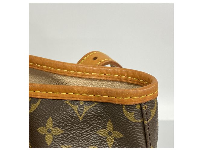 Borsa Tote Louis Vuitton Monogram Bucket GM Marrone - vista 10
