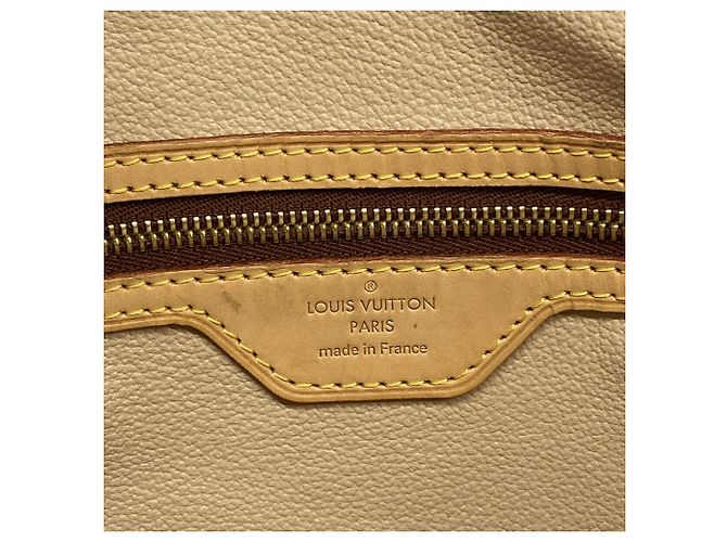 Borsa Tote Louis Vuitton Monogram Bucket GM Marrone - vista 5