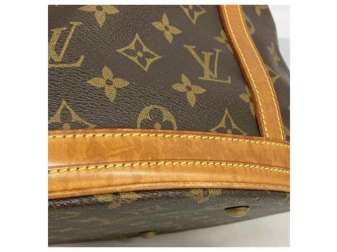 Borsa Tote Louis Vuitton Monogram Bucket GM Marrone - vista 7