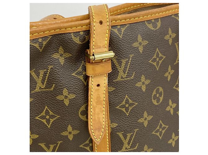 Borsa Tote Louis Vuitton Monogram Bucket GM Marrone - vista 9