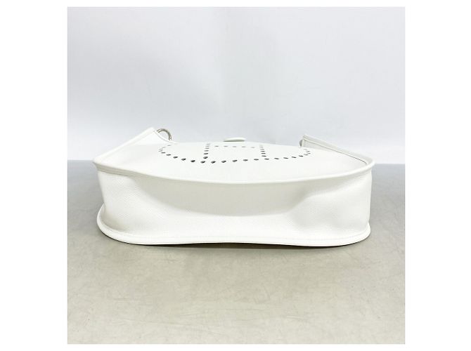 Hermès Borsa a tracolla Hermes Evelyne 1 PM Bianco - vista 3