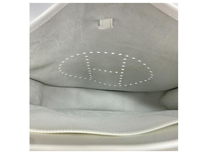 Hermès Borsa a tracolla Hermes Evelyne 1 PM Bianco - vista 4