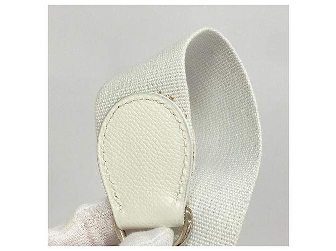 Hermès Borsa a tracolla Hermes Evelyne 1 PM Bianco - vista 7
