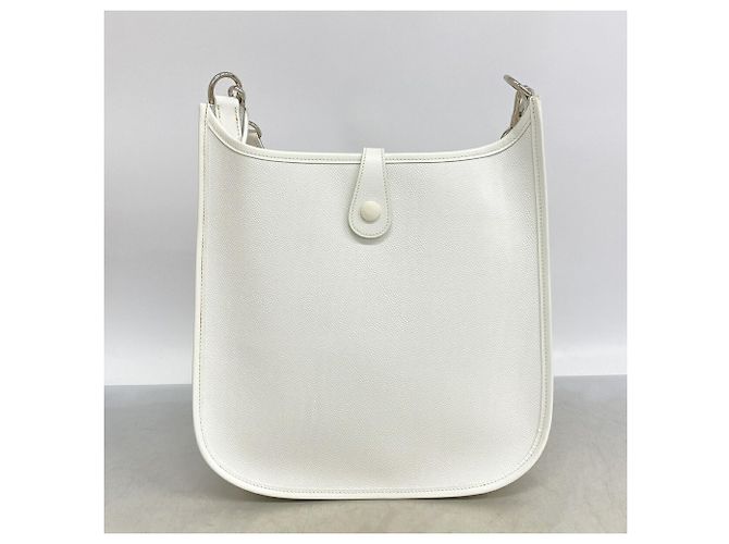Hermès Borsa a tracolla Hermes Evelyne 1 PM Bianco - vista 9