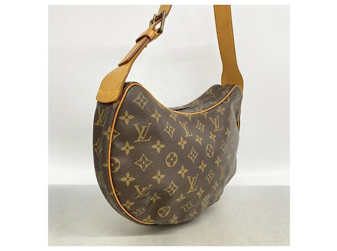 Borsa a tracolla Louis Vuitton Monogram Croissant MM Marrone - vista 2