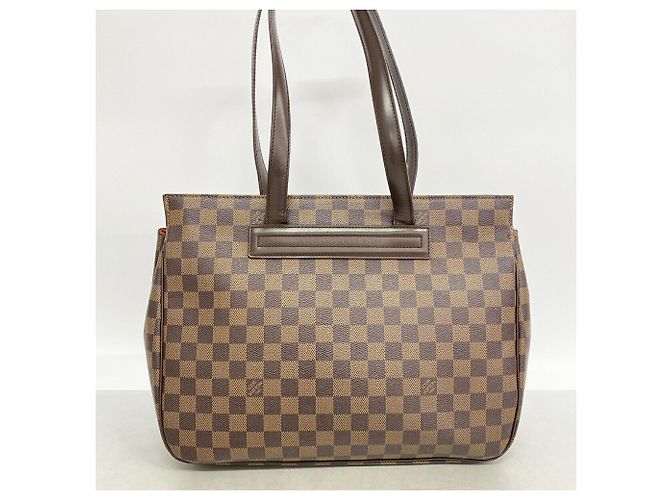 Borsa a tracolla Louis Vuitton Damier Parioli PM Damier ebene - vista 10