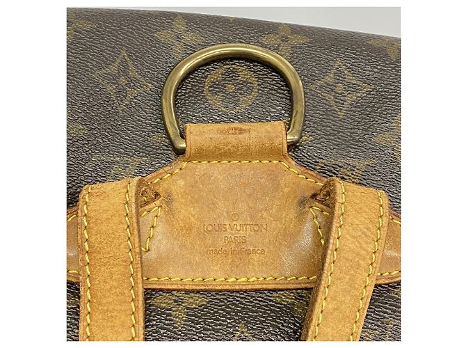 Zaino Louis Vuitton Monogram Montsouris MM Marrone - vista 5