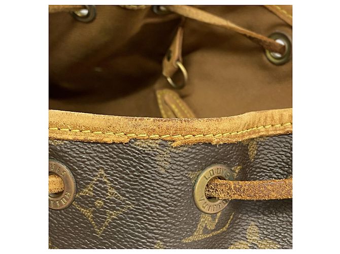 Zaino Louis Vuitton Monogram Montsouris MM Marrone - vista 6