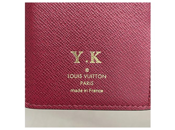 Louis Vuitton Monogram Portefeuille Juliette Wallet Marrone Fuschia - vista 4