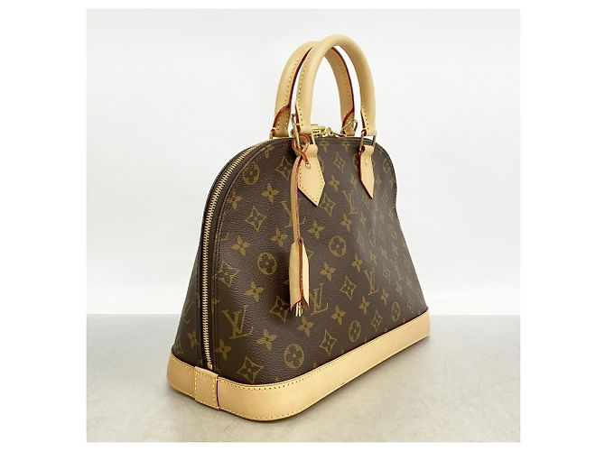 Bolso de mano Louis Vuitton Alma PM Monogram Castaño - vista 2