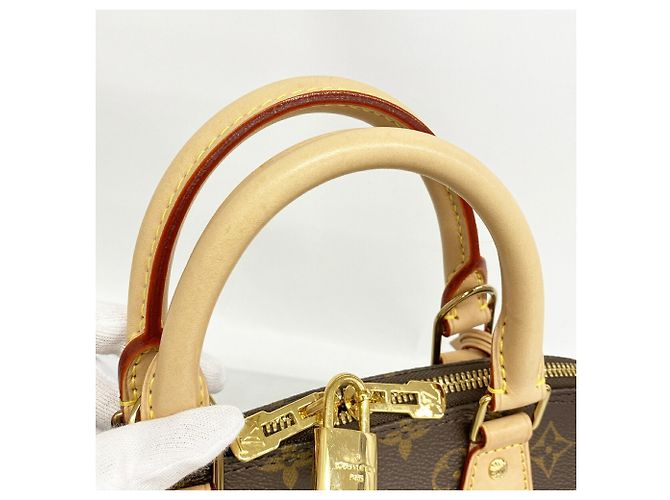 Bolso de mano Louis Vuitton Alma PM Monogram Castaño - vista 7