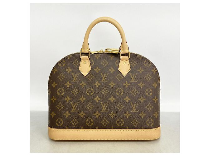 Bolso de mano Louis Vuitton Alma PM Monogram Castaño - vista 9