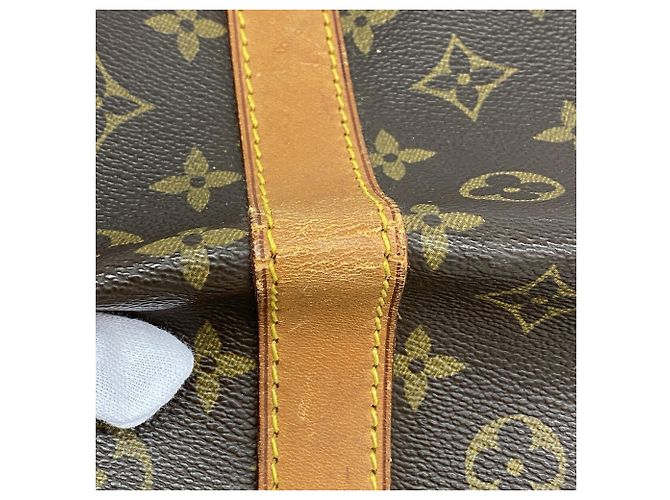 Louis Vuitton Brown Boston Monogram Keepall 60 Marrone - vista 8