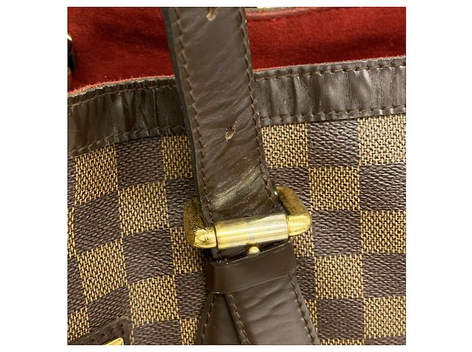 Borsa Tote Louis Vuitton Damier Hampstead MM Damier ebene - vista 9