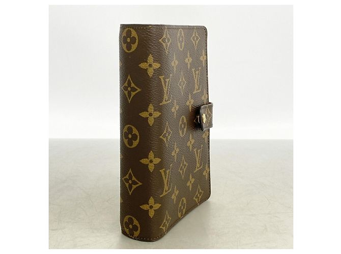 Funda de agenda Louis Vuitton Monogram Agenda MM Castaño - vista 2