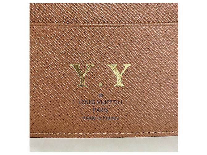 Funda de agenda Louis Vuitton Monogram Agenda MM Castaño - vista 4