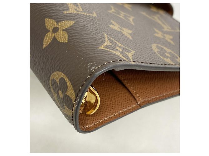 Funda de agenda Louis Vuitton Monogram Agenda MM Castaño - vista 5