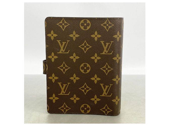 Funda de agenda Louis Vuitton Monogram Agenda MM Castaño - vista 6