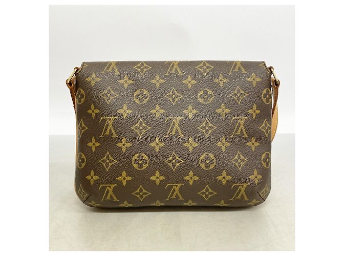 Borsa a tracolla Louis Vuitton Monogram Musette Tango Marrone - vista 10