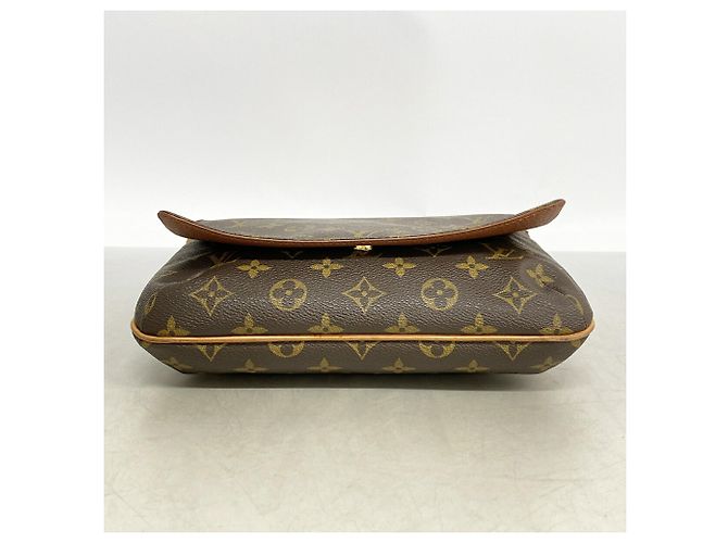 Borsa a tracolla Louis Vuitton Monogram Musette Tango Marrone - vista 3