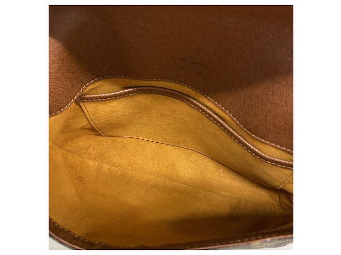 Borsa a tracolla Louis Vuitton Monogram Musette Tango Marrone - vista 4