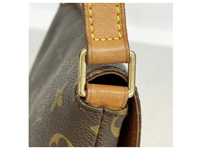 Borsa a tracolla Louis Vuitton Monogram Musette Tango Marrone - vista 8