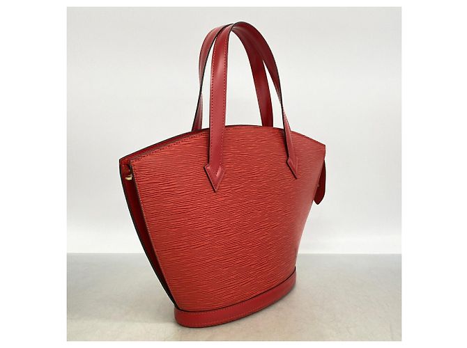 Borsa Louis Vuitton Epi Saint Jacques Rosso - vista 2