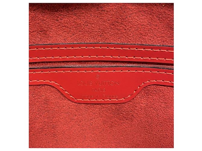 Borsa Louis Vuitton Epi Saint Jacques Rosso - vista 5