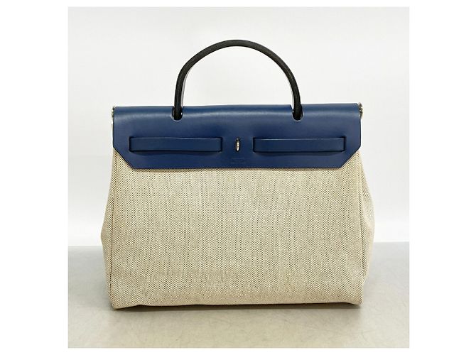 Hermès Hermes Herbag PM Handtasche Blau - Ansicht 13