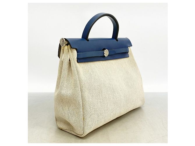 Hermès Hermes Herbag PM Handtasche Blau - Ansicht 2