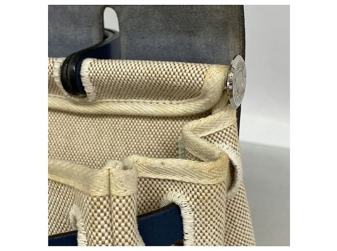 Hermès Hermes Herbag PM Handtasche Blau - Ansicht 8