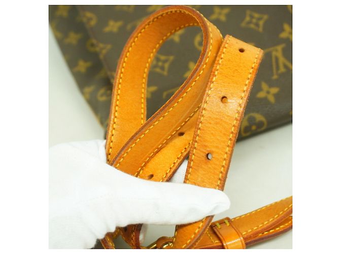 Borsa a tracolla Louis Vuitton Monogram Musette Marrone - vista 10