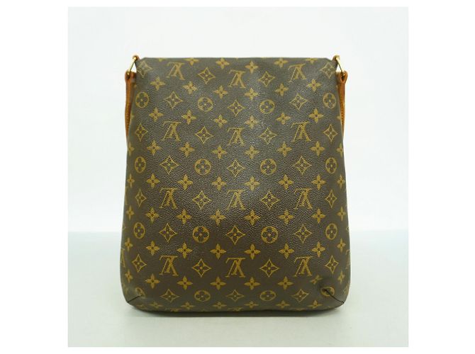 Borsa a tracolla Louis Vuitton Monogram Musette Marrone - vista 11