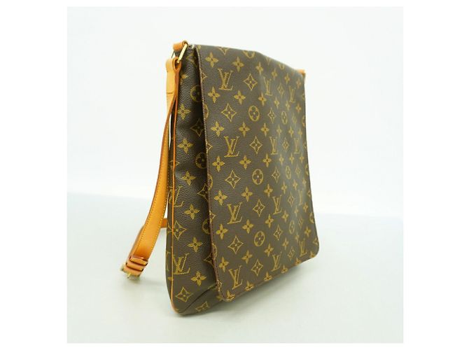 Borsa a tracolla Louis Vuitton Monogram Musette Marrone - vista 2