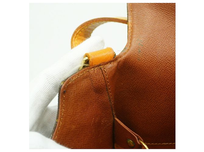 Borsa a tracolla Louis Vuitton Monogram Musette Marrone - vista 7