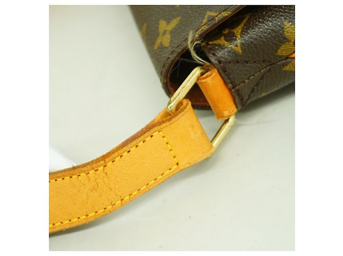Borsa a tracolla Louis Vuitton Monogram Musette Marrone - vista 9