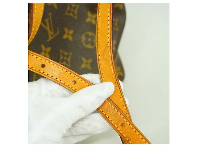 Borsa Louis Vuitton Monogram Palermo PM Marrone - vista 10