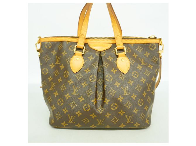 Borsa Louis Vuitton Monogram Palermo PM Marrone - vista 11