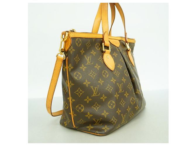 Borsa Louis Vuitton Monogram Palermo PM Marrone - vista 2