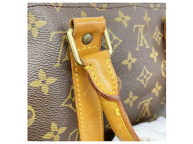 Louis Vuitton Boston Monogram Keepall Bandoulière 55 Marrone - vista 7