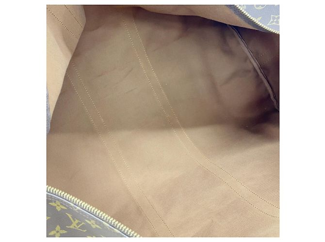 Louis Vuitton Boston Monogram Keepall Bandoulière 60 Marrone - vista 4