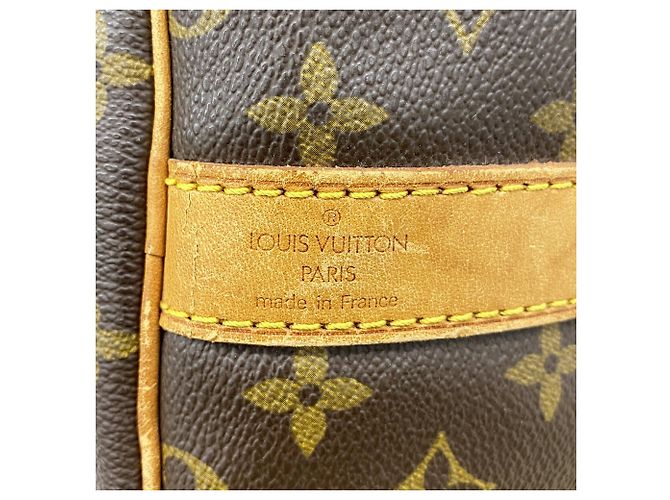 Louis Vuitton Boston Monogram Keepall Bandoulière 60 Marrone - vista 5