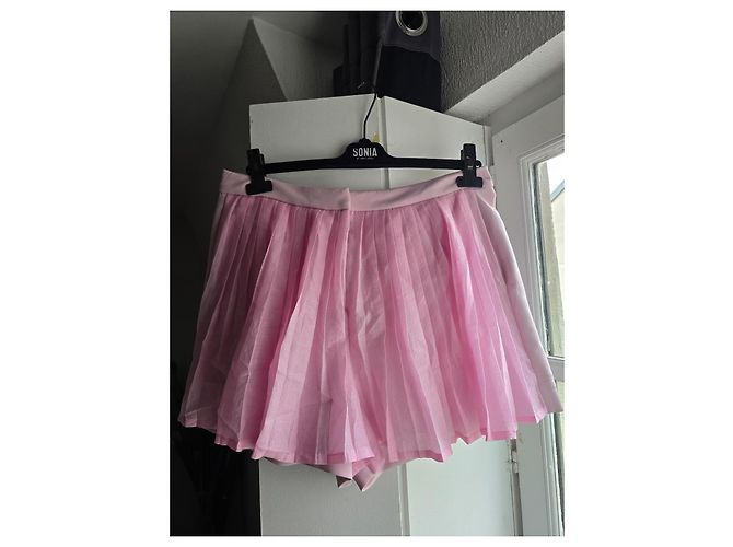 Sonia Rykiel Pantaloncini plissé rosa - vista 4