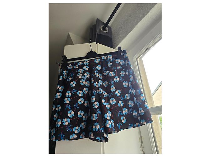 Sonia By Sonia Rykiel Pantaloncini floreali Nero Blu - vista 5