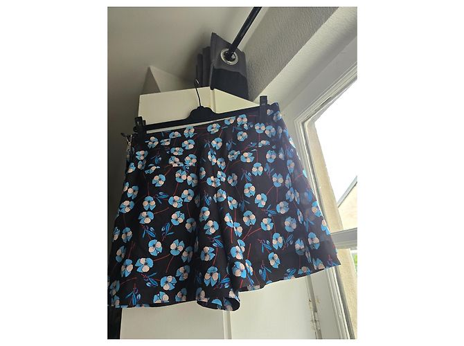 Sonia By Sonia Rykiel Pantaloncini floreali Nero Blu - vista 6