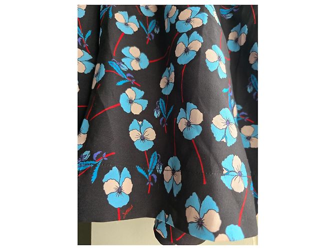Sonia By Sonia Rykiel Pantaloncini floreali Nero Blu - vista 7