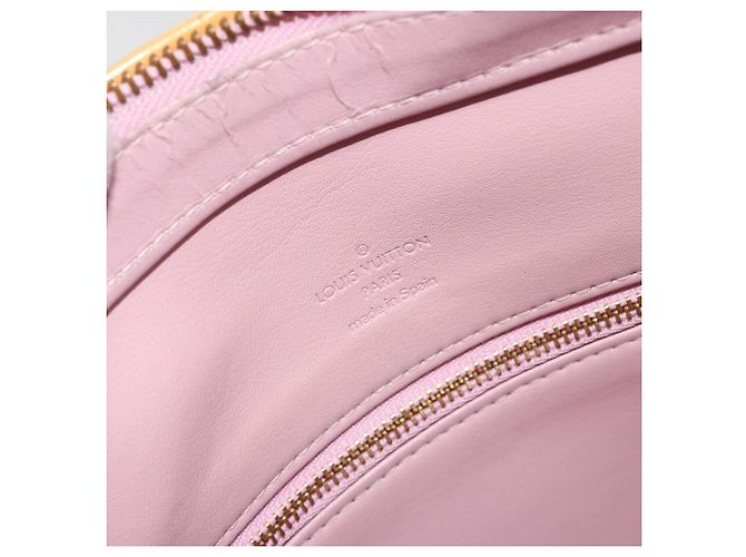 Louis Vuitton Houston Monogram Vernis Bege - vista 6