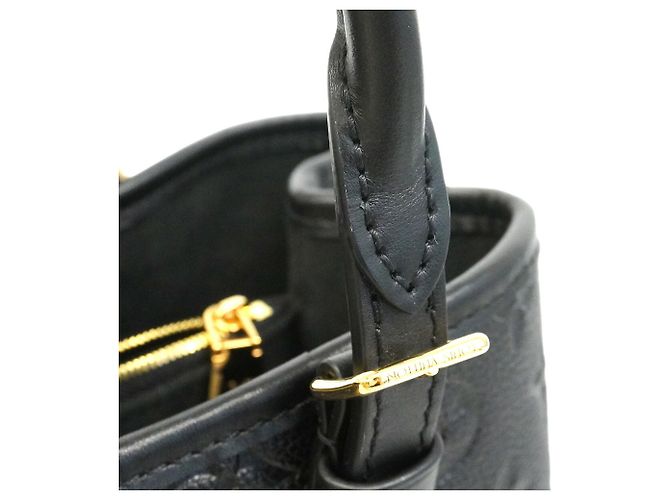 Borsa Louis Vuitton Monogram Empreinte Babylon Tote PM Nero - vista 7