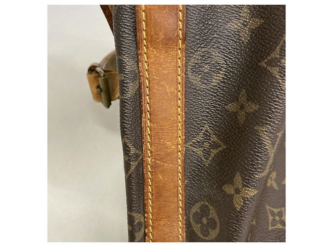 Noe Borsa a tracolla Louis Vuitton Monogram Petit Noé Marrone - vista 12